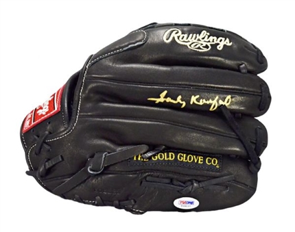 Scarce  Sandy Koufax Signed Left Handed Glove
